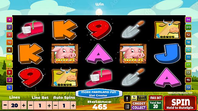 More Panda Slot Creator - Farmland Fun Theme Addon