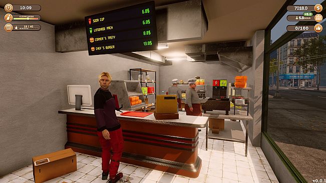 Corner Kitchen Fast Food Simulator