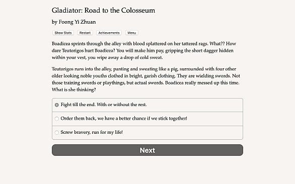 Gladiator: Road to the Colosseum