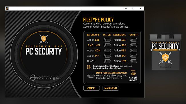 Seventh Knight PC Security
