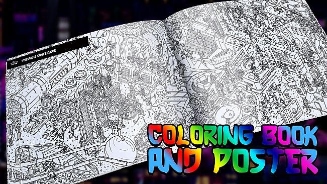 Hidden Cats in Tokyo - Printable PDF Coloring Book and Poster