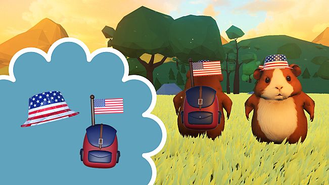 Guinea Pig Runaway Together - World Nations Cosmetic Pack