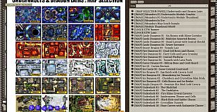 Fantasy Grounds - Meanders Map Pack: Undervaults & Dragon Lairs (Map Pack)