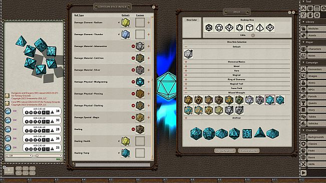 Fantasy Grounds - Wizard Wrought Dice Pack