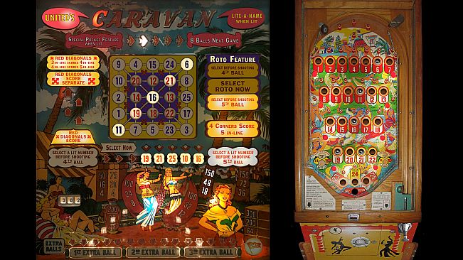 Bingo Pinball Gameroom - United Caravan