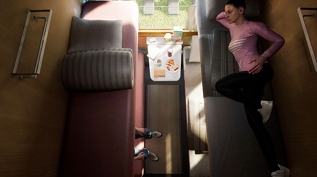 Russian Train Trip 2 - A beautiful girl in your place