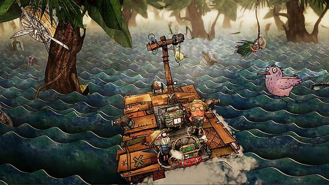 Trash Sailors: Co-Op Trash Raft Simulator