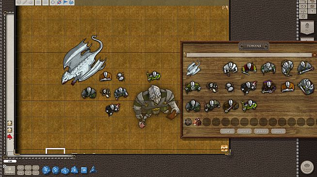 Fantasy Grounds - White Dragons (Token Pack)