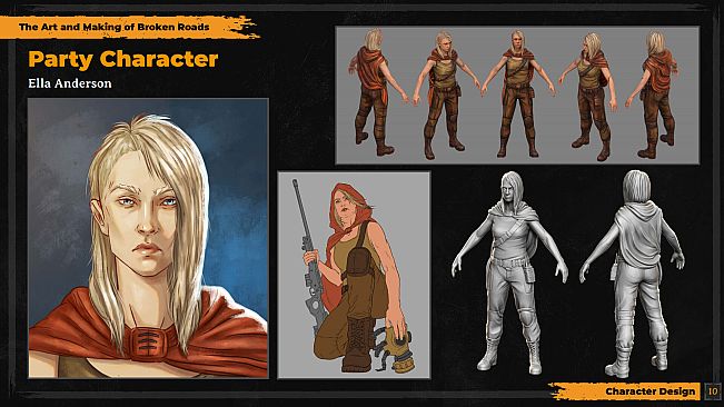 Broken Roads Artbook