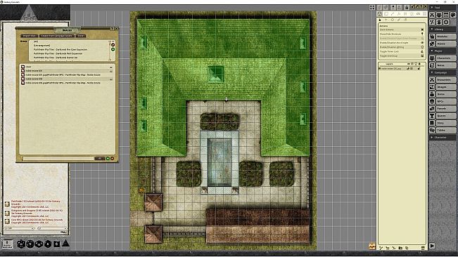 Fantasy Grounds - Pathfinder RPG - Pathfinder Flip-Mat - Noble Estate