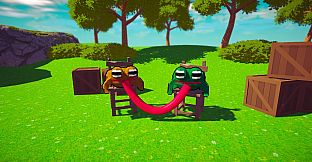 Sticked Together! - Co-op Frog Parkour