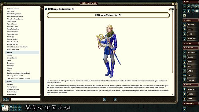 Fantasy Grounds - Labyrinth Worldbook - Players Guide Only
