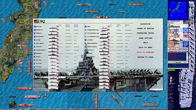 Battleships and Carriers - Pacific War