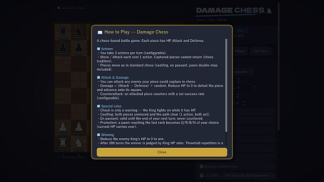 Damage Chess