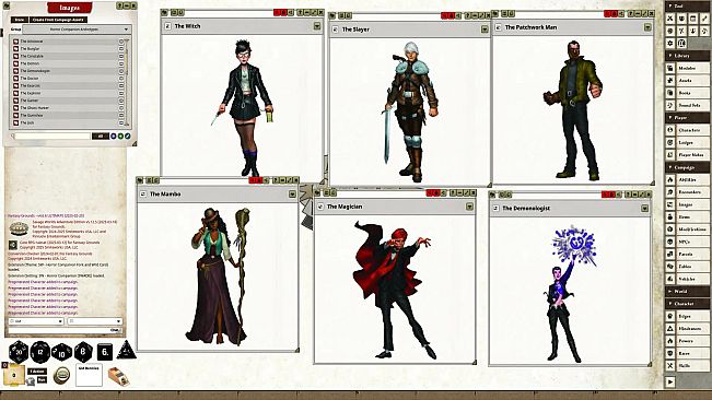 Fantasy Grounds - Horror Companion Archetype Cards