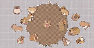 Capybaras Huddled Together