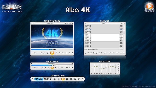 Zoom Player 4K/8K Skins Pack