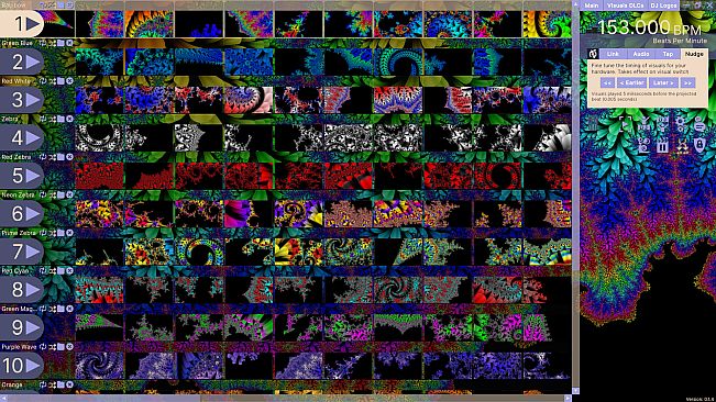 AI-VJ - Live Fractal Visuals