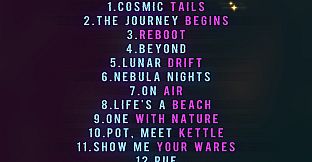 Cosmic Tails Soundtrack