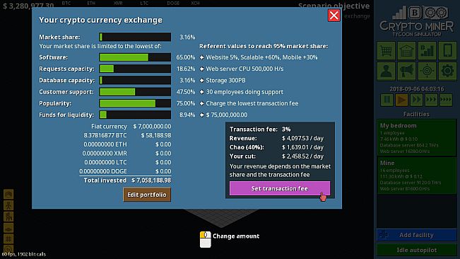 Crypto Miner Tycoon Simulator
