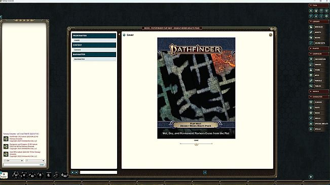 Fantasy Grounds - Pathfinder 2 RPG - Flip-Mat: Deadly Mines Multi-Pack