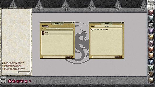 Fantasy Grounds - Rumours, Notes and Books Collection