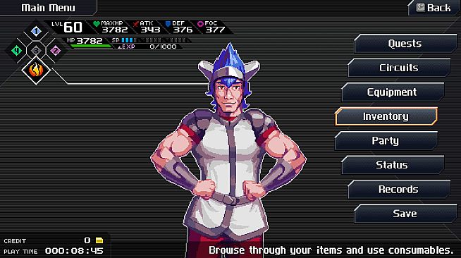 CrossCode Manlea Skin