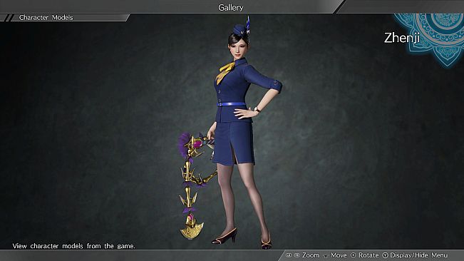 DYNASTY WARRIORS 9: Zhenji (Flight Attendant Costume) / 甄姫 「CA風コスチューム」