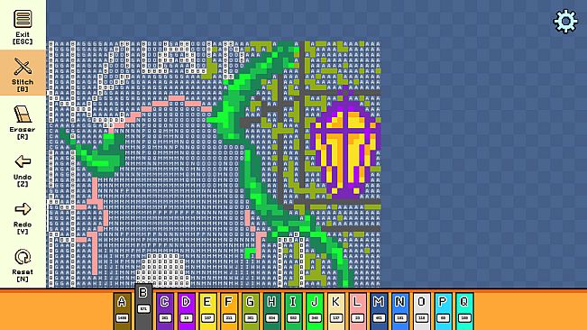 Pixel Cross Stitch - Enchanted Worlds Pack 3