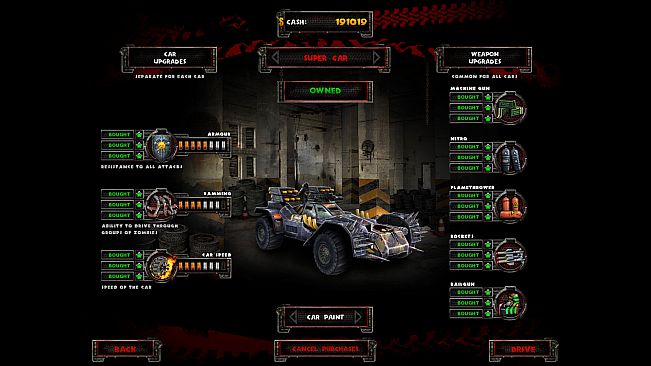 Zombie Driver HD Brutal Car Skins
