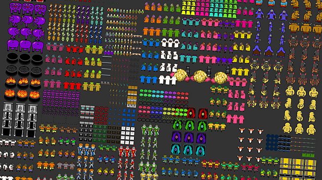 RPG Maker MZ - Pixel Pack 1 Characters - Faces - Tilesets