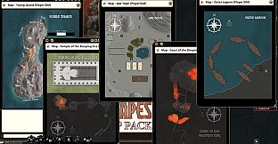 Fantasy Grounds - VTT Map Pack: Isle of the Angry Apes