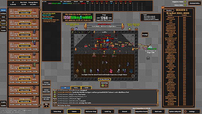 ClickRaid - Token Resource Collector