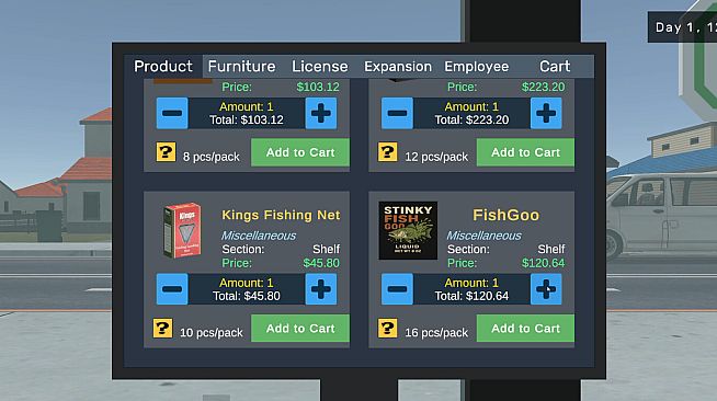 BAIT & TACKLE STORE SIMULATOR