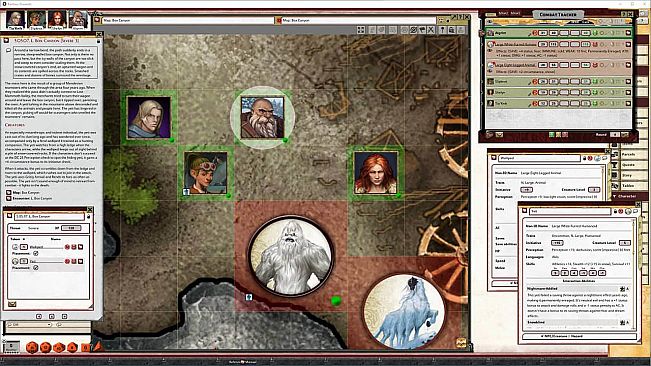 Fantasy Grounds - Pathfinder 2 RPG - Quest for the Frozen Flame AP 1: Broken Tusk Moon