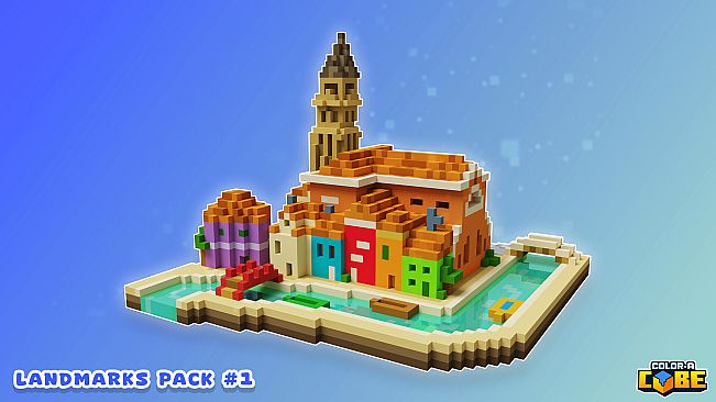 Color a Cube - Landmarks Pack #1
