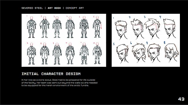 Severed Steel - Art Book