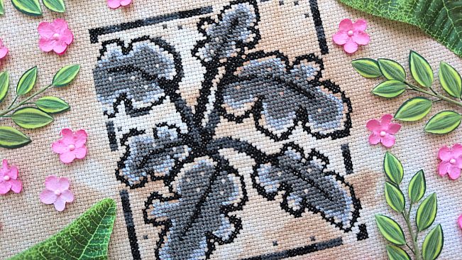 Aster Pebble and the Case of Bad Bureaucracy - Cross Stitch Zine