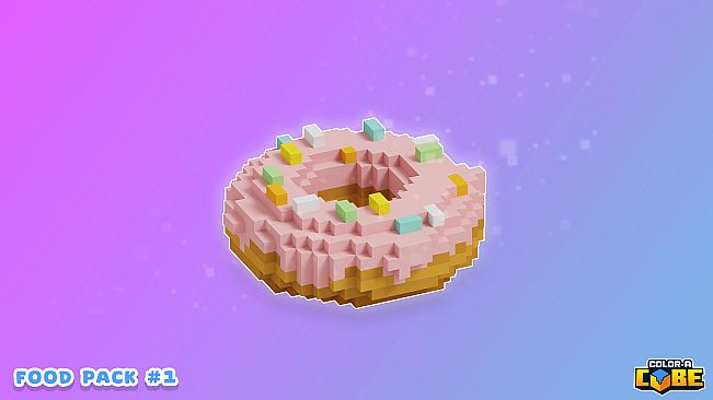 Color a Cube - Food Pack #1