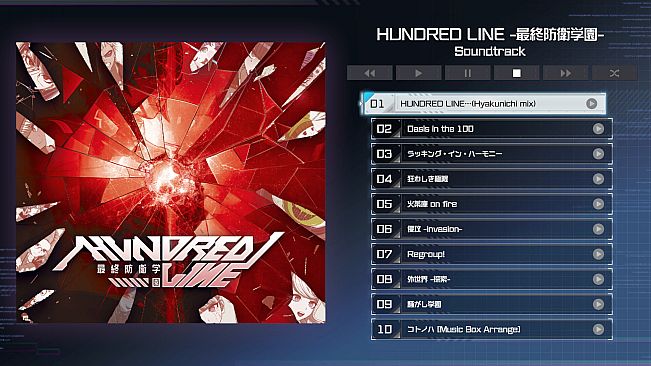 The Hundred Line -Last Defense Academy- Soundtrack
