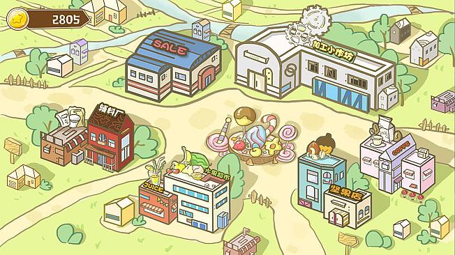 Food Dream Factory 梦想的美食世界：研发美食开心制作糖果模拟经营养成