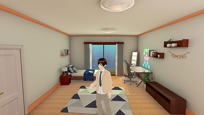 Play minigames with Reiko