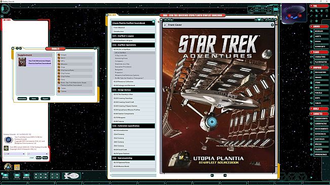 Fantasy Grounds - Star Trek Adventures: Utopia Planitia Starfleet Sourcebook