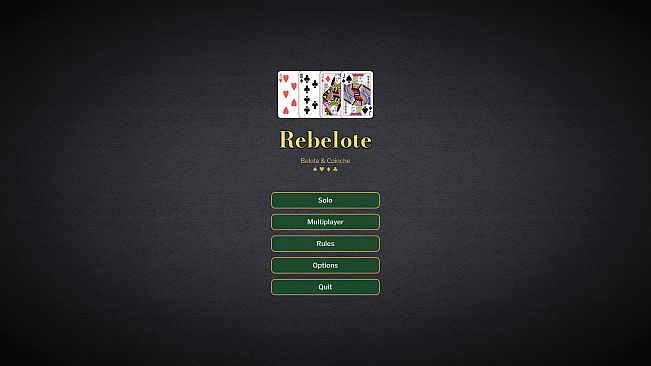 Rebelote : Belote & Coinche