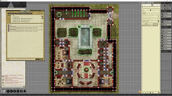Fantasy Grounds - Pathfinder RPG - Pathfinder Flip-Mat - Noble Estate