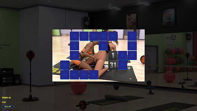 Memory Puzzle - Futanari Gym