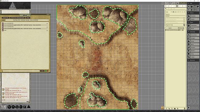 Fantasy Grounds - Pathfinder RPG - Pathfinder Flip-Mat - Classic Battlefield