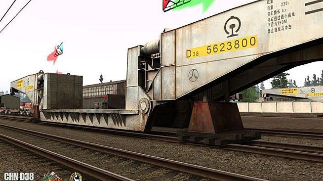 Trainz 2022 DLC - China D38 Schnabel Car - Gray