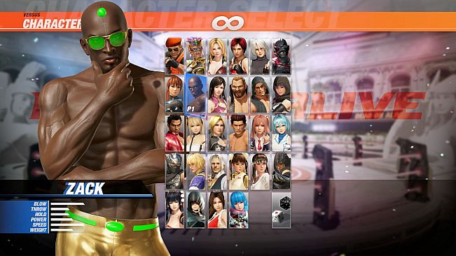 DOA6 Seaside Eden Costume - Zack