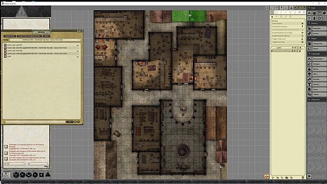 Fantasy Grounds - Pathfinder RPG - Pathfinder Flip-Mat - Classic Pub Crawl